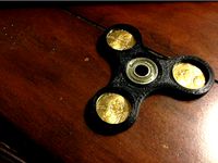 Captured Dollar Fidget Spinner by u04601