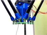 PCB effector for Diamond Hotend/E3D v6 groove mount + various related parts by kasom_k