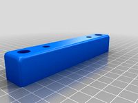 Printer Feet for Voxel printer using 80mm x 20mm Linear Rail from Open Builds by iCrash