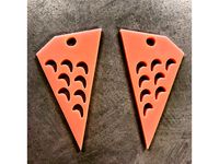 Triangle Earrings by jchun444