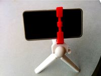 Mini Tripods meets Smartphone tripod version 2 by foxos