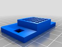 Mounting Plate for optical Mega:Bit by PiMinister