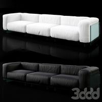 Glas Italia Crystal Lounge sofa