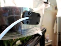 Bowden Tube Through-Wall Fitting For 12" Round Drybox by Kiolia