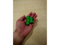 Yatzee Dice 3D Printed by 3dprintgeekshop