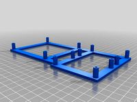 Anet A8, Mainboard and dual Mosfets (45x70mm variety) mount by buetzel