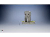 ENSTOP MOUNT FOR BIG METALLIC FLSUN BIG CRICKET by amontef