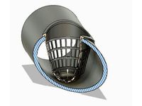 3.5inch Hydroponics Net Cup for 4inch PVC Pipe by smysnk