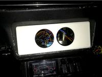 Accessory gauges bezel for 4-eyed Mustang by tuxstang