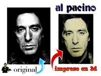 Dibujo 3D AL PACINO by tresdlito