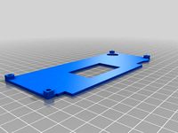 Prusa i3 Hephestos V2.0 - Alternative Backplate by RancidDrizzt