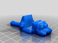 Pupper Dog Phone Holder by Fisher3D