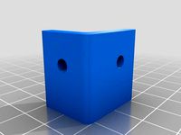 Right angle pads for 2020 profile aluminium by hha