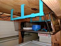 Rails for Reclaimed Refrigerator Drawer by doctriam