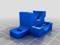 CR-10 E3D V6 / Lite Hotend mount stabilized  by rotiform