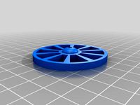 Wheel with 10 sticks for modeling by djflo68260