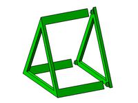 Filament Holder Triangle by 3DrOcKeR