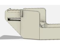 Creality CR-10 Strain relief bracket (big zip ties) by Clocktimer