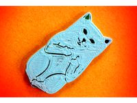 Separador de libros del gato grosero - Dirty Cat Bookmark by gonzalor