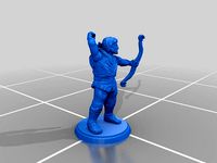 Elven Archer miniature by Dirsh