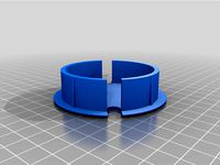 Desk Cable Ports for 2.5" (64mm) holes (Ikea SIGNUM replacement) by matt448