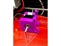Bowden extruder hanger for 8mm frame by Wast3D