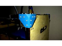 Corners and Links for OpenBeam extrusion by Fey