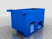 Power Supply Cover with IEC320 C14 Socket Space and Switch for Geeetech Aluminum Prusa I3 I3A by SaschaAG