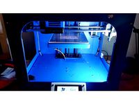 Qidi Tech X-One LED strip vertical (re)mount by gmerck
