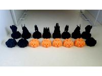 Halloween Chess Set by SerifBalehawk