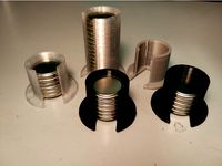 CR2032 or CR2016 or CR2025 etc... Storage holder by SanguineDrone