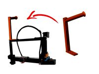 Tevo tarantula vertical spool holder by ELECTRONOOBS
