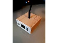 Orange Pi Zero Box wood CNC lasercut by J6B