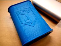 Ingress/Resistance themed protective sleeve for Xiaomi 10000 mAh powerbank by Scriabinist