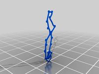 3D TT-Circuit Assen with new post ID's as a keychain by thecreativeexplorer