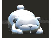 Sleeping Panda (no supports) by JonathanI