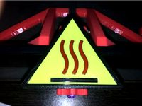 multicolor warning hot bed by sagatxxx