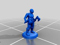 Dual Axe Barbarian by Dirsh