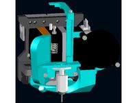 GEEETech i3X (ACRYLIC version): Single Extruder FAN & LED (V2 with Radial FAN) by Luca_Benedetto