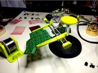 Helping/Third Hand Mount for a Microphone Stand by devalot