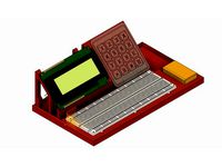 Breadboard+LCD+Keypad by Tasdude