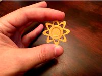 Super Simple Mini Fidget Spinner for Little Kids - Bearingless by Brentox