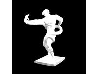 Athlete Wrestling a Python by Cool3DModel