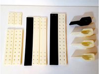 Hanger System w/M3 Screw & Nut Locations - for Fish Tank / Aquarium / Terrarium by cncartist