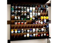 Laser Cut Paint Rack Tab & Slot Insert by Retrosmith