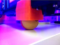 CR-10 / 20x40 V-slot vibration dampening feet (50mm ball and Tennis ball versions) by Anzymanz