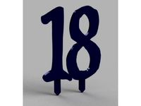 18° BIRTHDAY NUMBER by tenebro