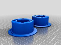 Creality CR-10 57mm Core filament extension Adapter by geniusdesign