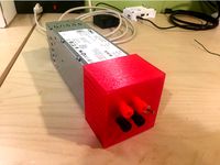 Dell A870P Power Supply to Bench Supply Cover by ktelep