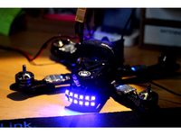 ImpulseRC Alien 5" RGB ws2812b rear bumper with 45° antenna mount for Unify pro by rcwingman